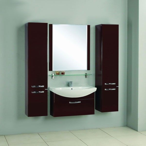 Зеркало Aquaton Ария 1A141902AA430 80 темно-коричневый