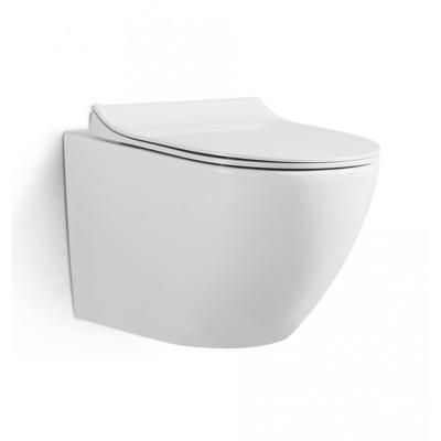 Унитаз подвесной Grossman GR-4455 безободковый, с толстой крышкой-сидением