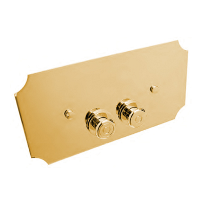 Кнопка смыва Devon&Devon DEPLOT для встроенного бачка, золото