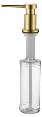 Дозатор для жидкого мыла Paulmark BREVIT D005-G, золото