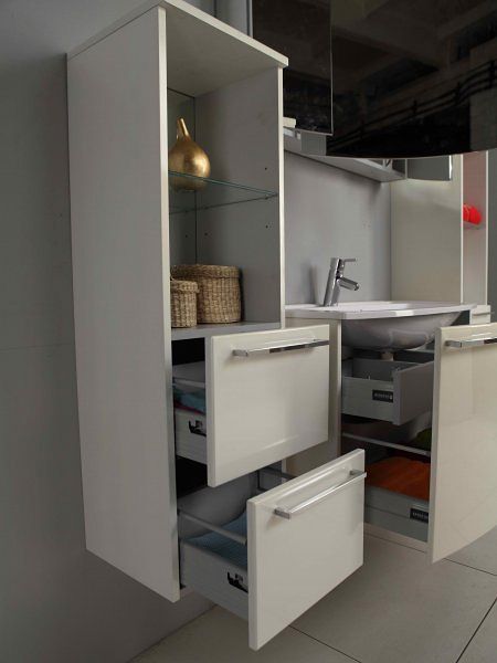 Тумба под раковину Aquaton Севилья 1A126401SEG30 95 белый жемчуг