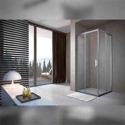 Душевой уголок Terminus Соренто квадрат 90х90х200, хром