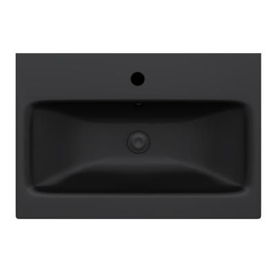 Мебельная раковина Am.Pm GEM M90WCC0602BM 60 черный матовый TOTAL BLACK