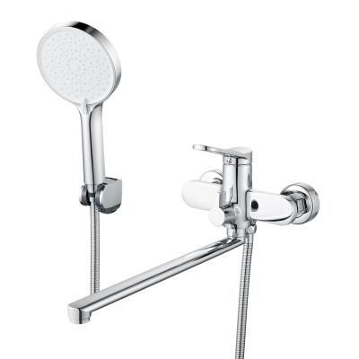 Смеситель для ванны однорычажный  Shevanik S4322, Хром