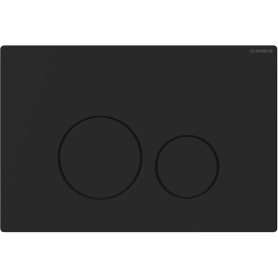 Кнопка смыва Charus Robusto FP.330.MB.05 для инсталляции, черный матовый