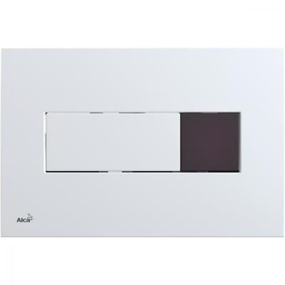 Кнопка смыва AlcaPlast M370S-SLIM сенсорная кнопка, белая