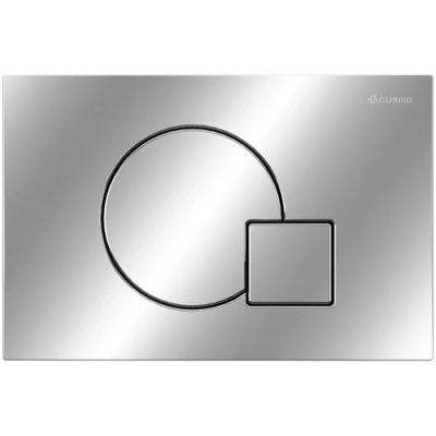 Кнопка смыва Caprigo Shape SA005-crm для инсталляции, хром