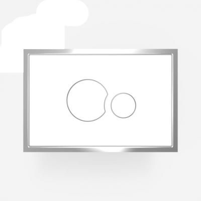 Кнопка смыва Sanit S720 16.720.C9.0000 белый/белый