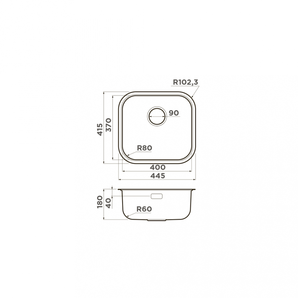 Omoikiri 4993066 Omi 49-u-in мойка