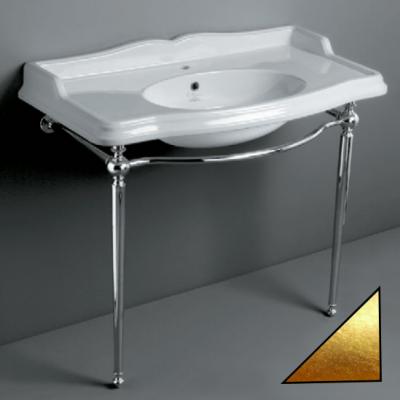 Консоль напольная Simas Arcade ARCG2oro для раковины  золото