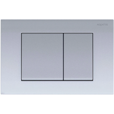 Кнопка смыва Aquatek PNS-0000003 для инсталляции, матовый хром