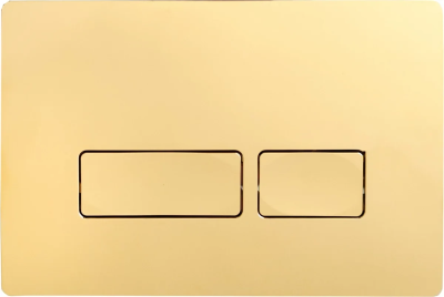 Кнопка смыва Ceruttispa CR02CG для инсталляции, шампань золотой