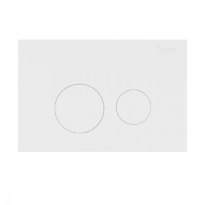 Клавиша смыва Teymi Lina, двойной смыв, белый матовый T70019WM