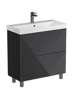 Тумба Velvex напольная Edge 70.2Y, графит (tn.EDG.9696.70.2Y графит)