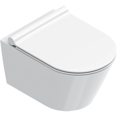 Унитаз подвесной Catalano Zero 0111500001 безободковый, торнадо, белый глянец