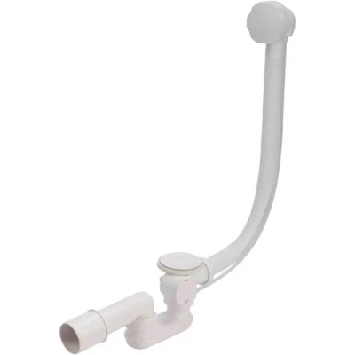 Слив-перелив для ванны Aquatek ST-0000128 полуавтомат, белый матовый