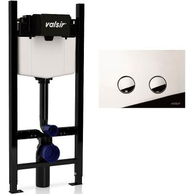 Система инсталляции с кнопкой смыва Valsir KIT P4 CR VS0853202 хром