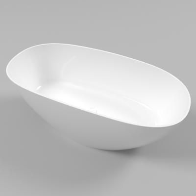 Ванна из искусственного камня Whitecross Onyx A 0204.160075.100 160x75 белый глянцевый