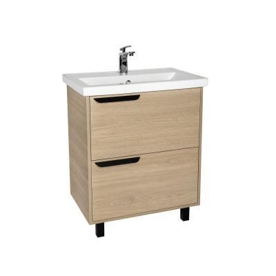 Тумба VIANT "Кёльн" Фостер 60 2 ящика светлое дерево 385х565х820 (VKEL60FOSD-T2Y)