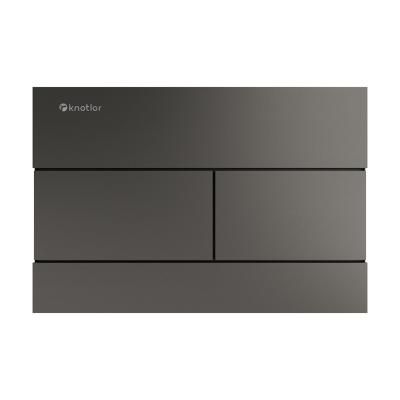 Клавиша смыва Knotlor BIS103GM, вороненая сталь