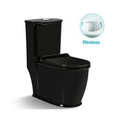 Унитаз-компакт SantiLine SL-5019B черный