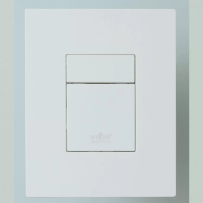 Кнопка смыва для инсталляции Vieir VRQ67-5F механическая белая квадратные клавиши