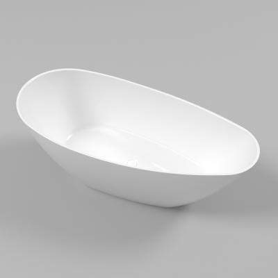 Ванна из искусственного камня Whitecross Spinel A 0209.150070.100 150x70 белый глянцевый