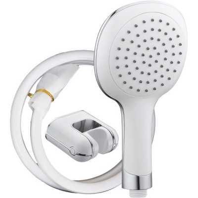 Душевой гарнитур Kaiser DN-045/с держат. 1 режим, хром/белый матовый