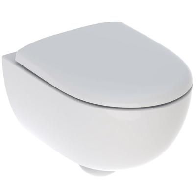 Унитаз подвесной Geberit Renova Compact 500.803.00.1 с быстросъемной крышкой-сиденьем микролифт