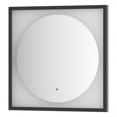Зеркало с LED-подсветкой настенное Defesto Eclipse DF 2231R 60x60 черный