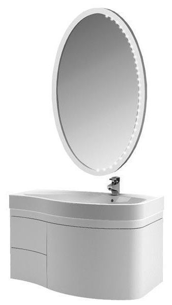 Тумба под раковину Aquanet Сопрано 1-95 00169661 R, ящик, белая