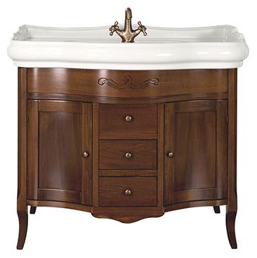 Тумба с раковиной Tiffany World Sofia 7604 100 орех