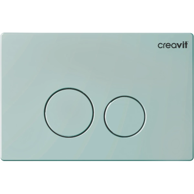 Кнопка смыва Creavit Terra GP9002.09 для инсталляции, бирюзовый матовый