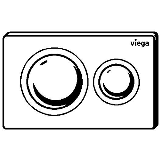 Кнопка смыва Viega Visign for Style 20 773786 хром матовый
