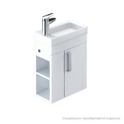 Тумба для ванной комнаты, подвесная, белая, 40 см, Torr, IDDIS, TOR40W1i95. Подходит умывальник 0014000U28