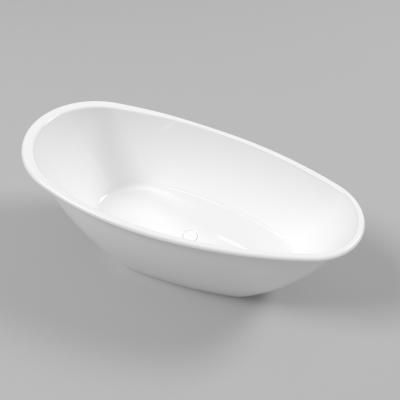 Ванна из искусственного камня Whitecross Spinel B 0210.155073.100 155x73 белый глянцевый