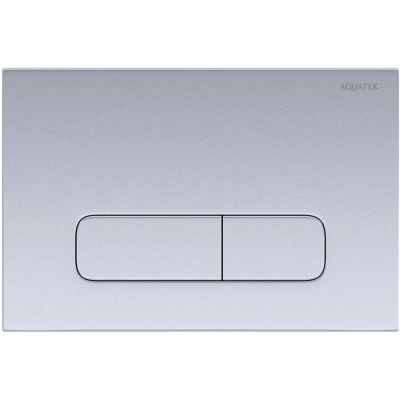 Кнопка смыва Aquatek PNS-0000008 для инсталляции, матовый хром