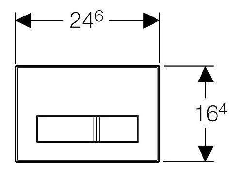 Кнопка смыва Geberit Sigma 50 115.788.SE.1 зеленое стекло