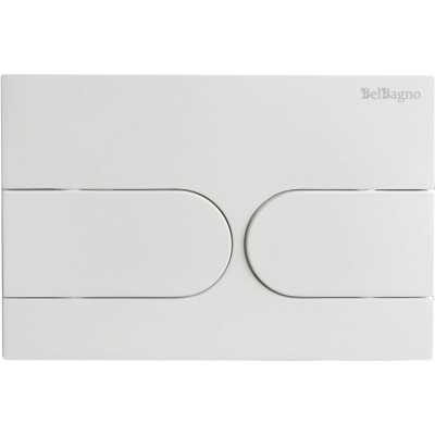 Кнопка смыва BelBagno BB-11-BL для инсталляции, белый глянец