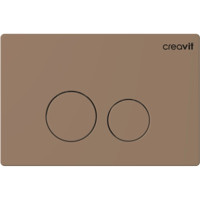Кнопка смыва Creavit Terra GP9002.06 для инсталляции, капучино матовый