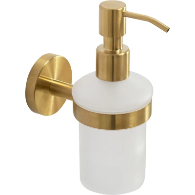 Дозатор для жидкого мыла Cezares Relax RELAX-SOIS-V-BORO настенный, золотой матовый