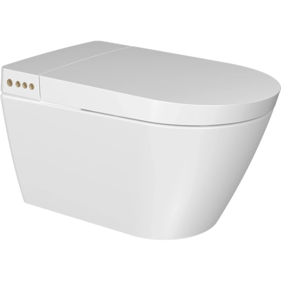 Унитаз подвесной Creavit WQ Smart WQ320-11CB00E-0000 безободковый, белый