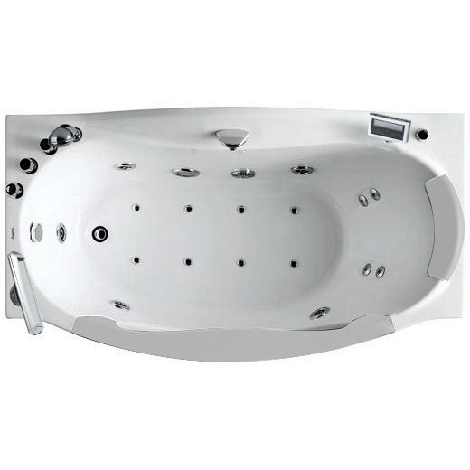 Акриловая ванна Gemy G9072 O L с гидромассажем
