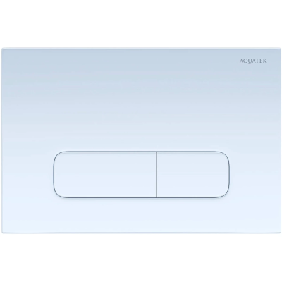 Кнопка смыва Aquatek PNS-0000006 для инсталляции, белый глянец