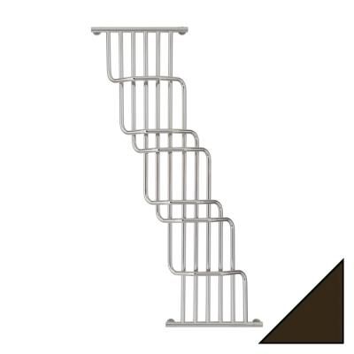 Полотенцесушитель водяной Сунержа Нега 1700х1000 глянцевый коричневый