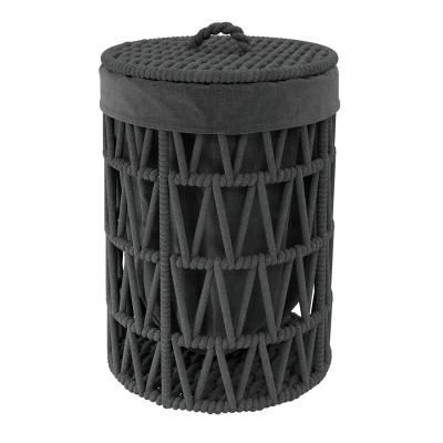 Корзина для белья WasserKRAFT Mosel WB-460-L черный