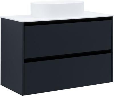 Тумба под раковину Allen Brau Activity 100 1.34006.AM антрацит матовый/черный браш