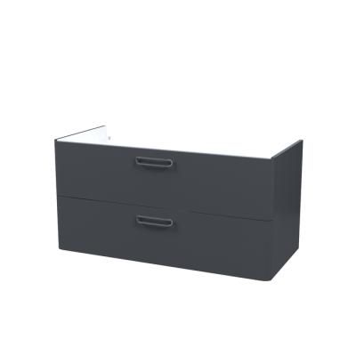 Тумба подвесная, 100 см, серый, Brick, IDDIS, BRI10G0i95. Подходит умывальник: 0101000i28