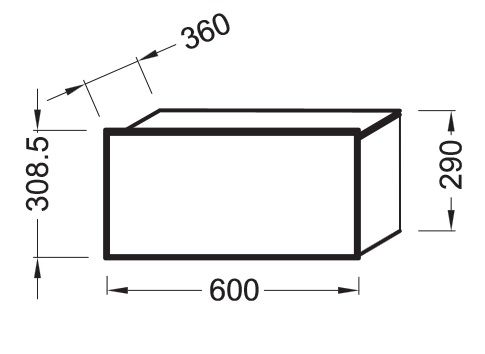 Мебель для ванной Jacob Delafon Formilia EB1006-HU-F47 60 см, капучино