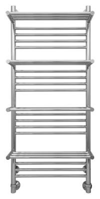 Полотенцесушитель водяной Сунержа Богема +4 полки 1200x500 L хром с доп. перемычкой